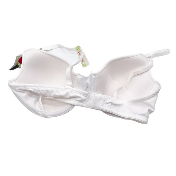 Maidenform T-Shirt Bra 34C White Underwire Stretch Cups Polyester/Spandex - Picture 2 of 5